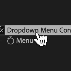 Dropdown Menu Control Logo