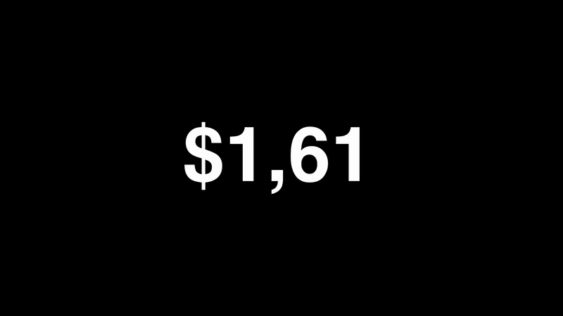 Animated Number Counter With Commas Logo